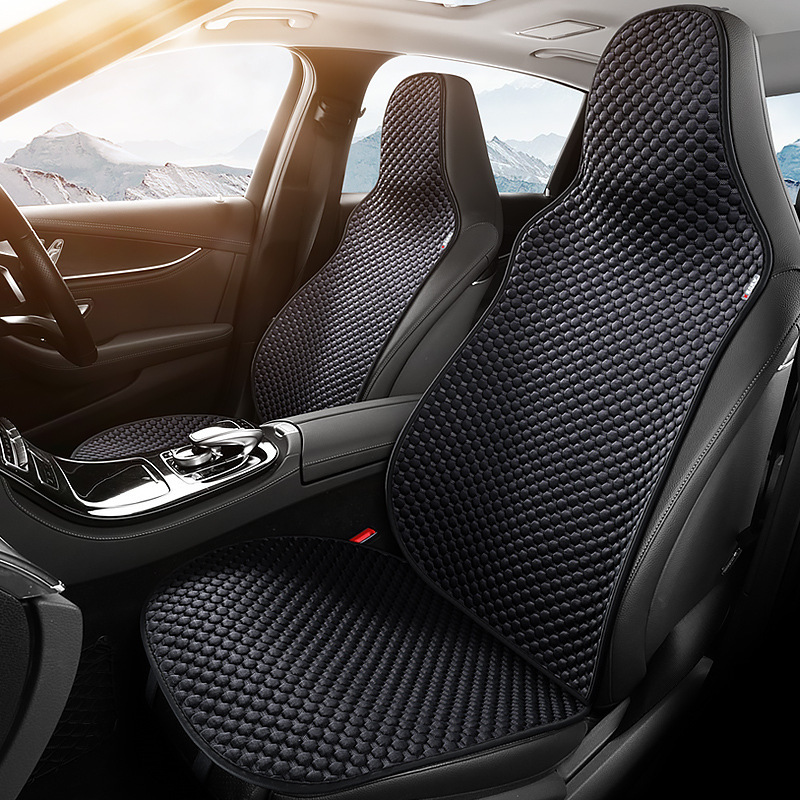 Almofada de assento de carro de seda gelada de resfriamento de peça única