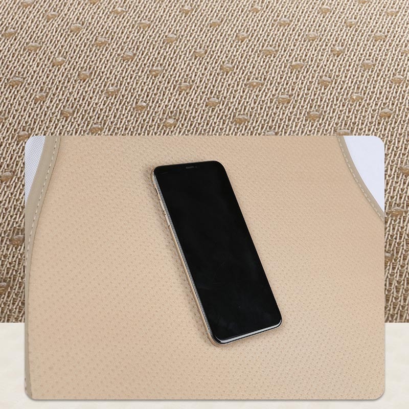 Almofada de assento de carro de verão de seda gelada tipo simples com travesseiro