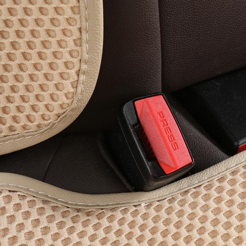 Almofada de assento de carro de verão de seda gelada tipo simples com travesseiro