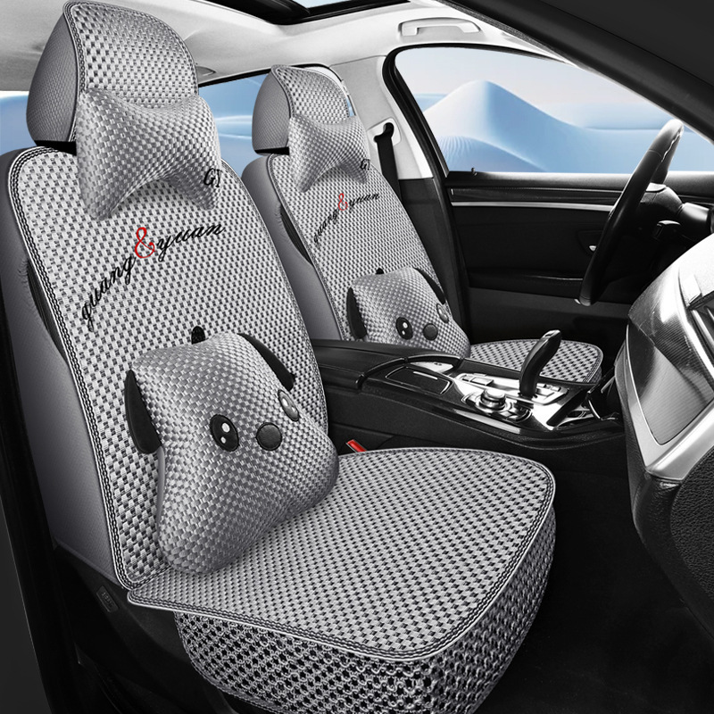 Capas de assento de carro totalmente embrulhadas personalizadas, acessórios para carro