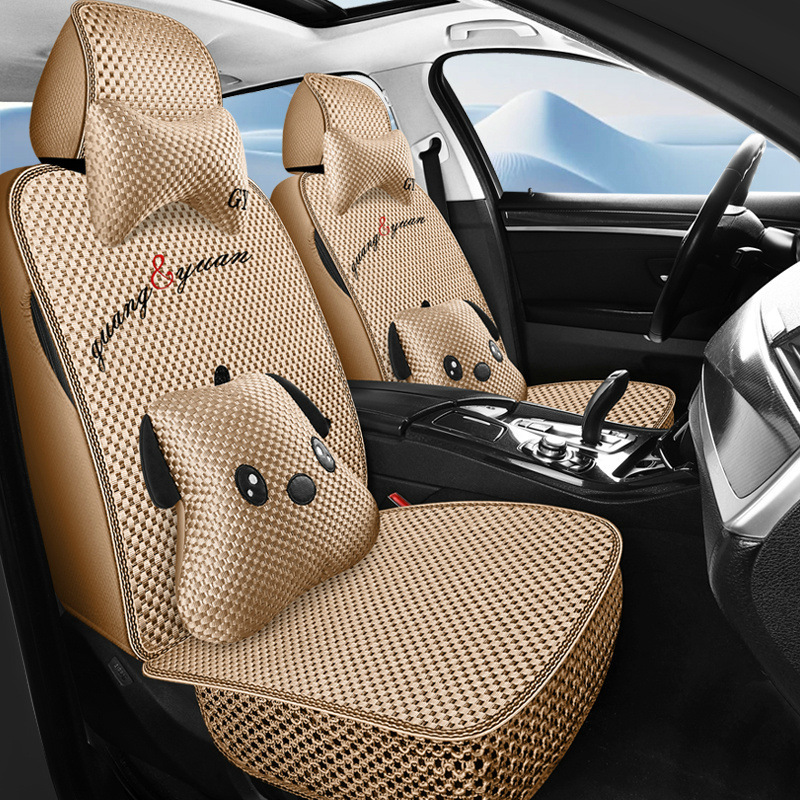 Capas de assento de carro totalmente embrulhadas personalizadas, acessórios para carro