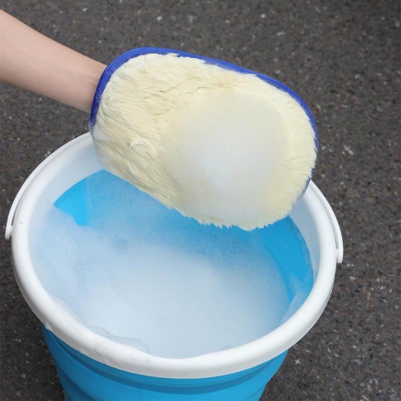 Luvas de imitação de lã de alta qualidade Luvas para lavagem de carros