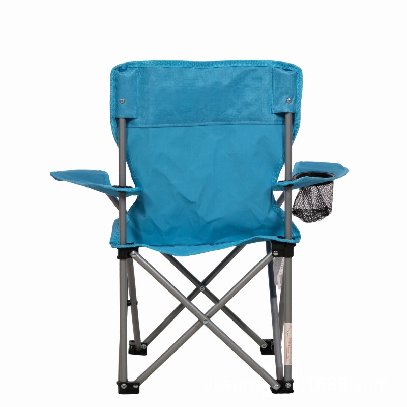 Cadeira dobrável de acampamento com encosto portátil ao ar livre