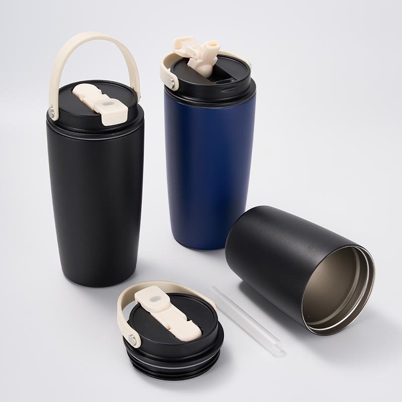 Copo de café de 12 onças e 16 onças com alça e bico