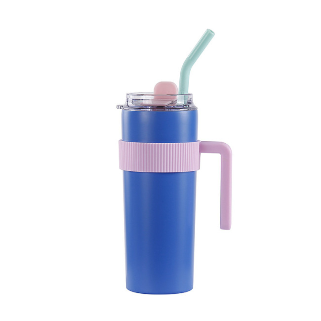 600ml 304 Stainless Steel Thermos Cup with Straw 600ml 304 Stainless Steel Thermos Cup with Straw