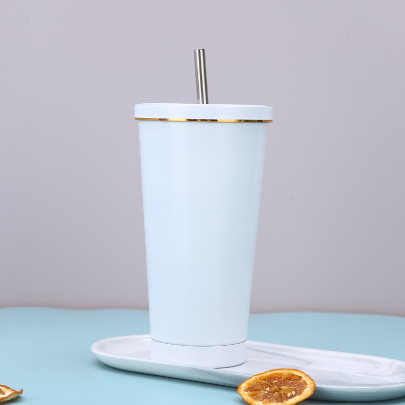 500ml 750ml Double-Layer Stainless Steel Tumbler  Multiple Colors