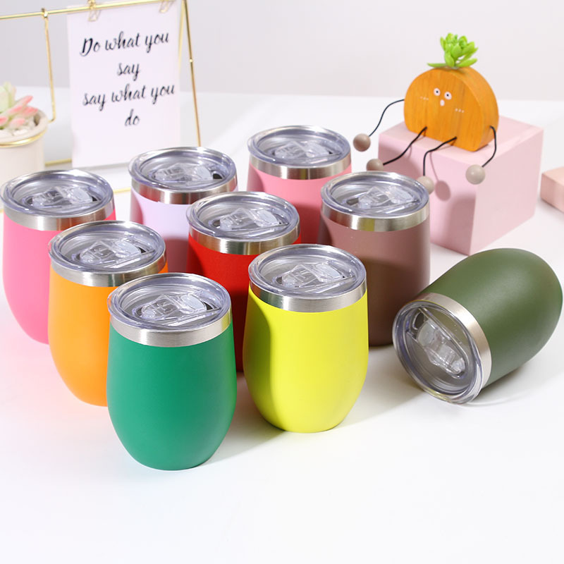 12oz Egg Cup Mini Double-layer Insulated Cup