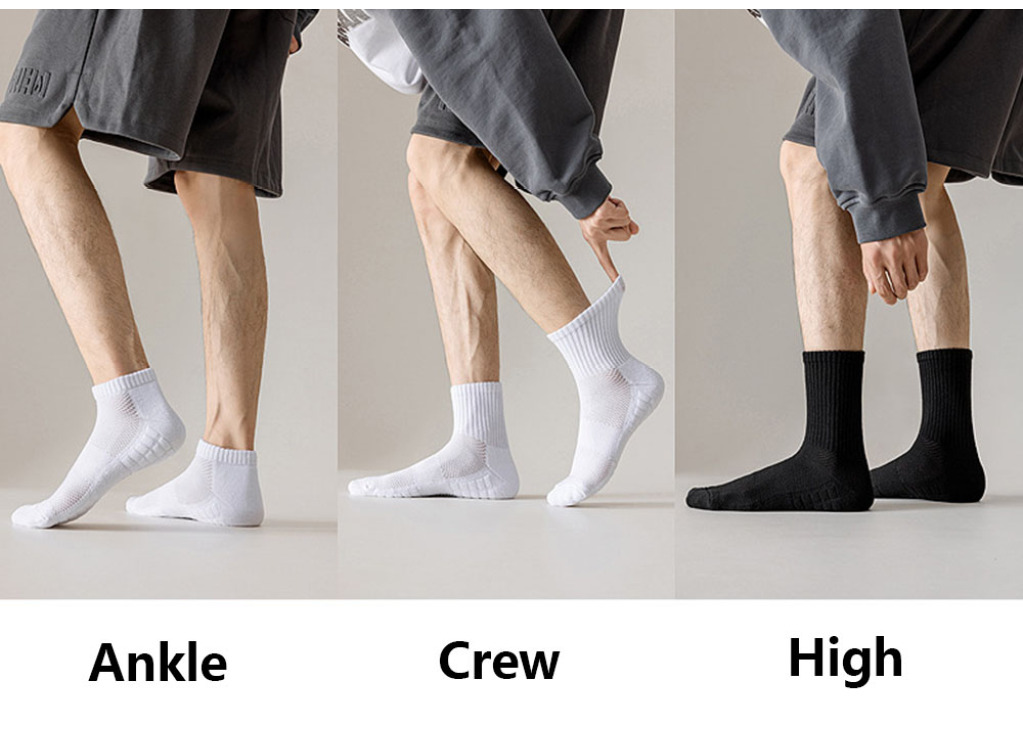A Simple Guide to Basketball Sock Height: Ankle,Crew,or High?
