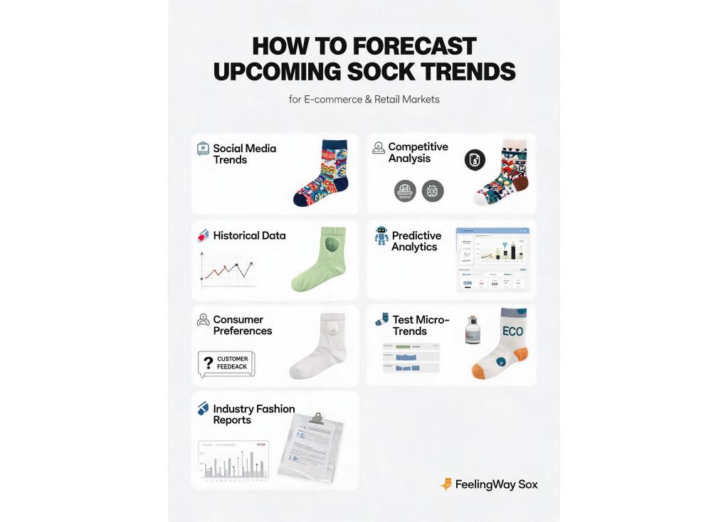How to forecast upcoming sock trends for e-commerce and retail markets?