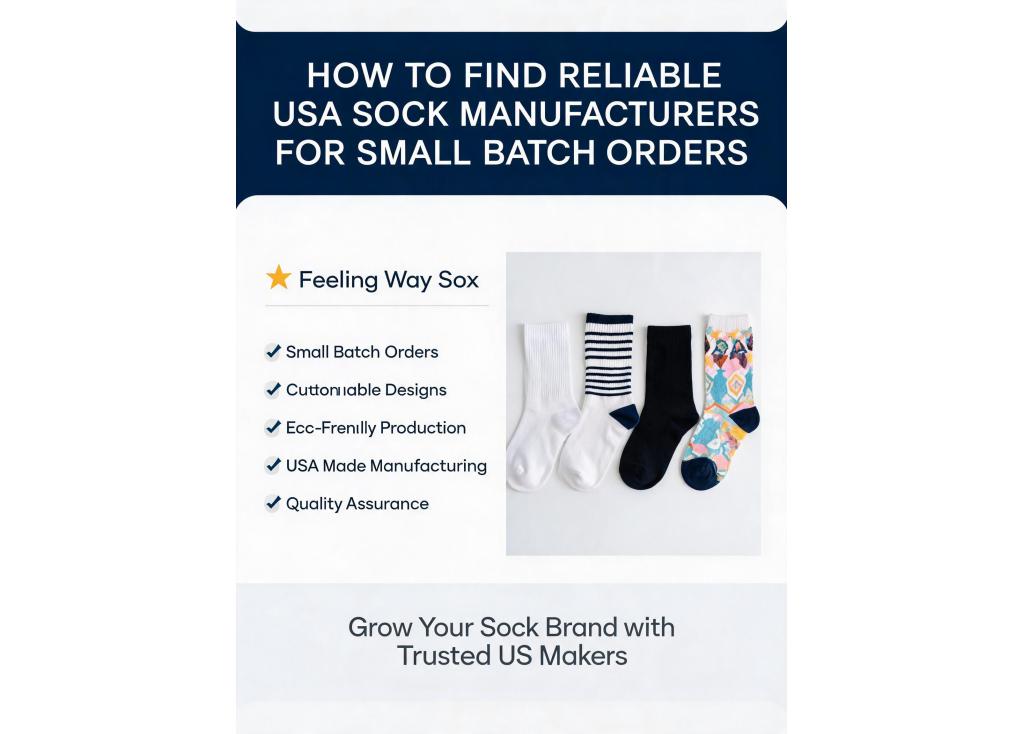 How to find reliable sock manufacturers in the USA for small batch orders?