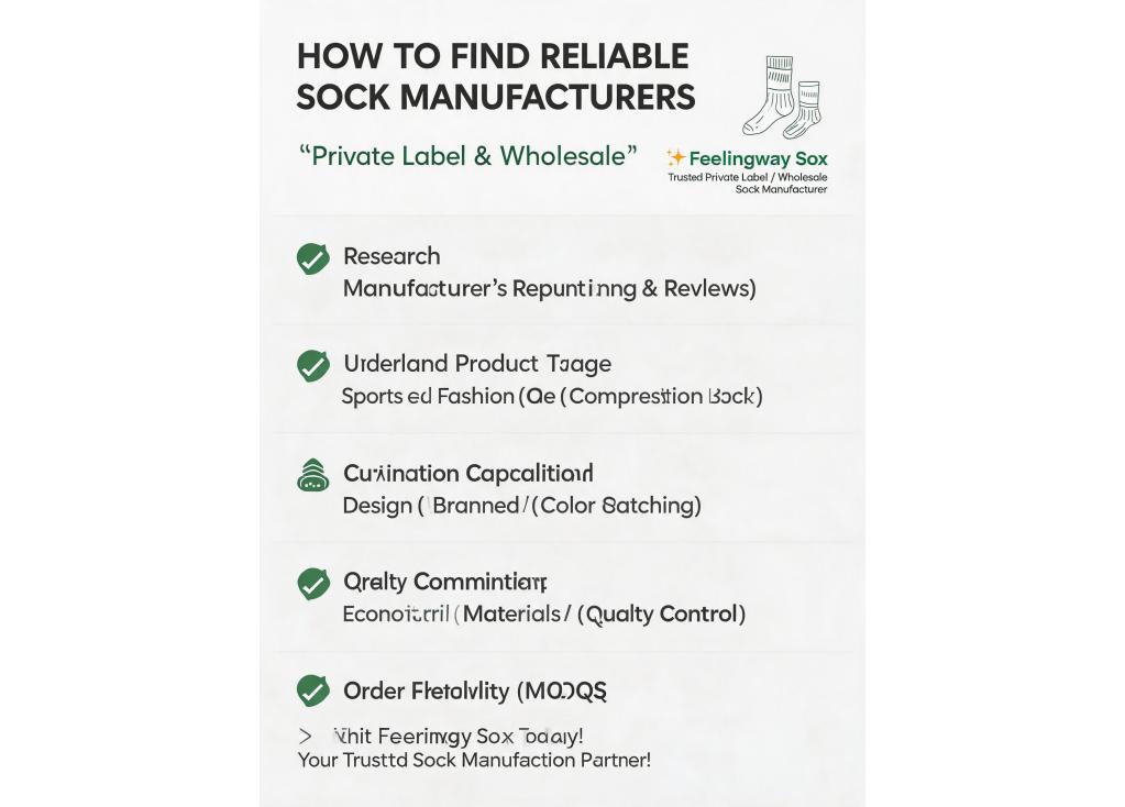How to find reliable sock manufacturers for private label and wholesale?