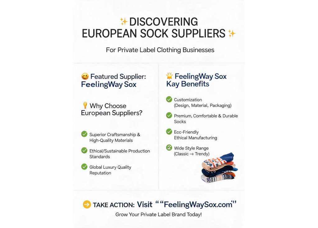 Where to locate European sock suppliers for private label clothing businesses?