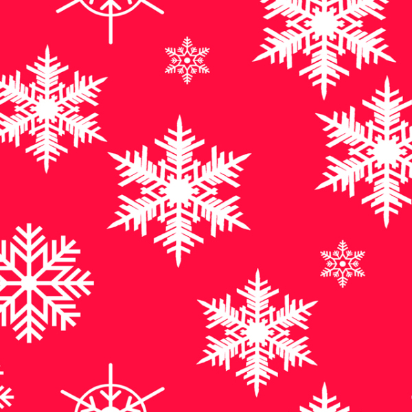 White snow was falling on the red screen 231221-04