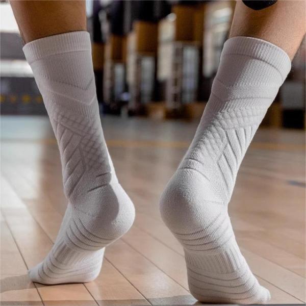 3 Pairs Thickened Professional Ergonomic Design Basketball Socks Test Sample