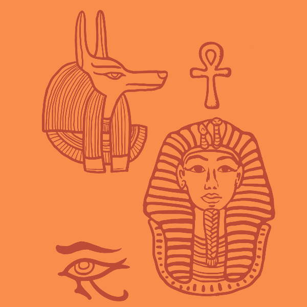Pyramid Pharaoh Snakes and mysterious symbols 231114-02