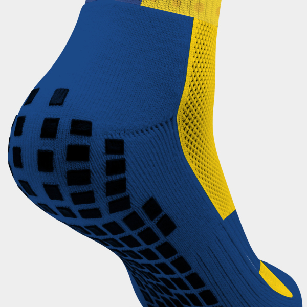Custom Sweden football team grip sock design