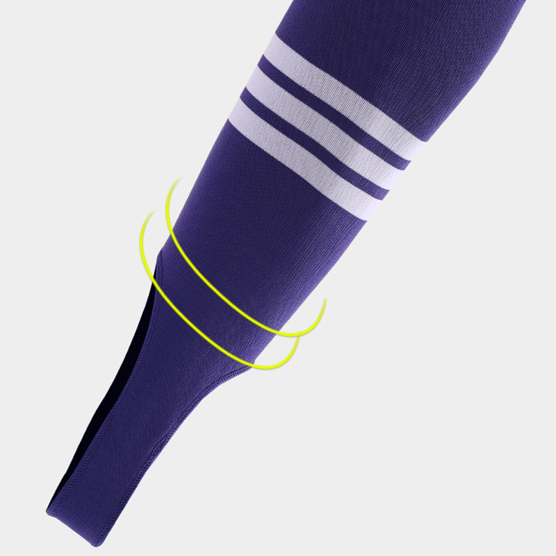 3 Pairs Elastic Stripes Compression Training Baseball Socks Test Sample