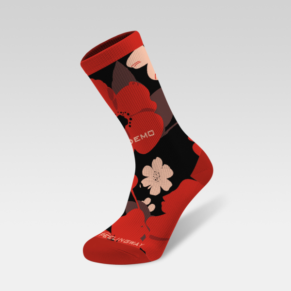 Vintage beautiful blooming red flowers 231129-02