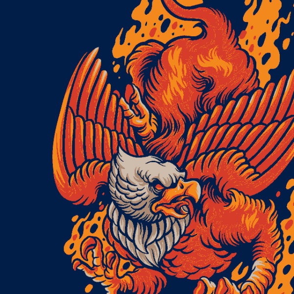 The mythical lionhawk that burns the flame 231228-11