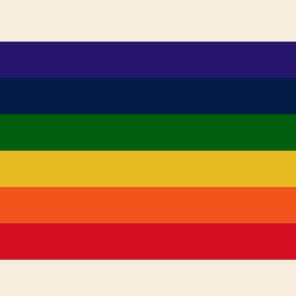 Simple and clean rainbow of 7 colors 231222-15