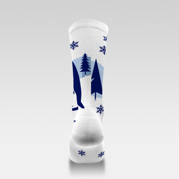 Snow mountain pine penguin snowflake 231127-02