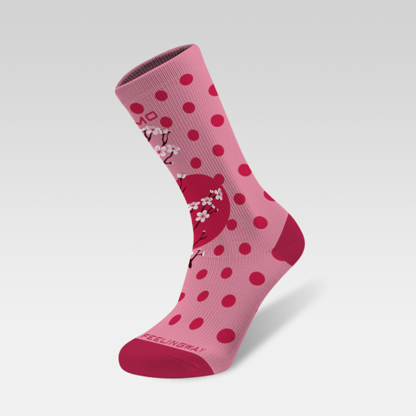 Round polka dots and blooming sakura 231227-10
