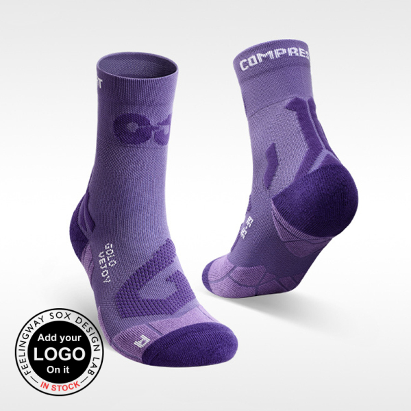 3 Pairs Professional Compression Cushioned Athletic Cycling Socks Test Sample