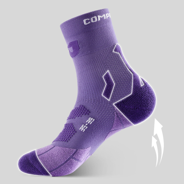 3 Pairs Professional Compression Cushioned Athletic Cycling Socks Test Sample