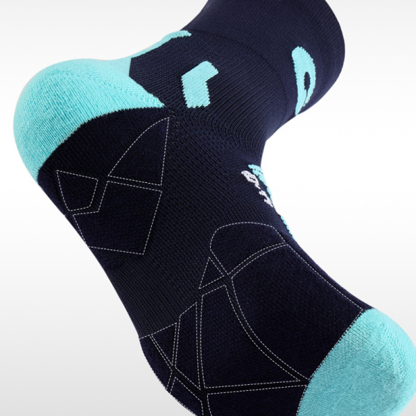 3 Pairs Professional Compression Cushioned Athletic Cycling Socks Test Sample