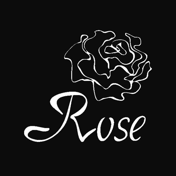 Rose lines in black and white tones 231129-05