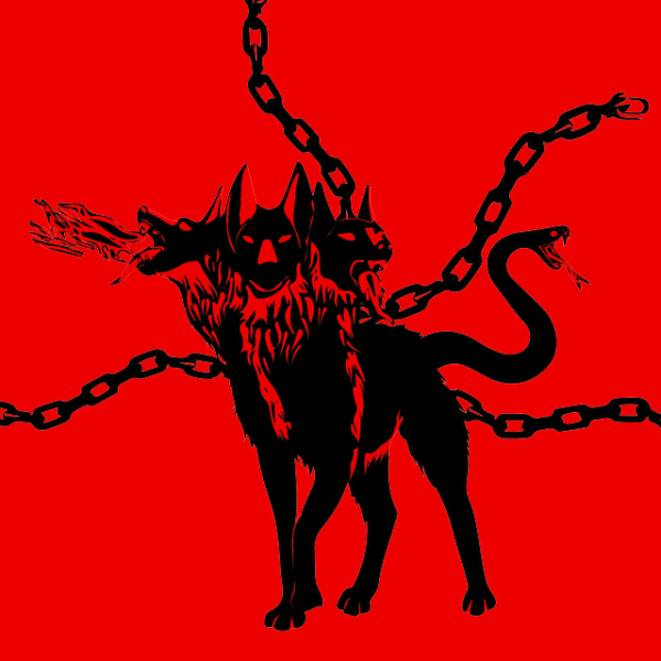 The mythical dog in chains is vicious 240102-09