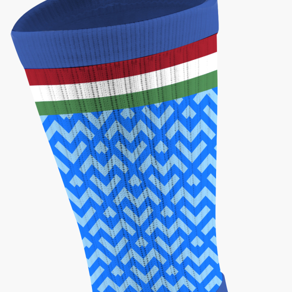 Custom Italy football team grip sock design