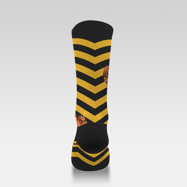Yellow and black wavy line dangerous tiger 231201-11