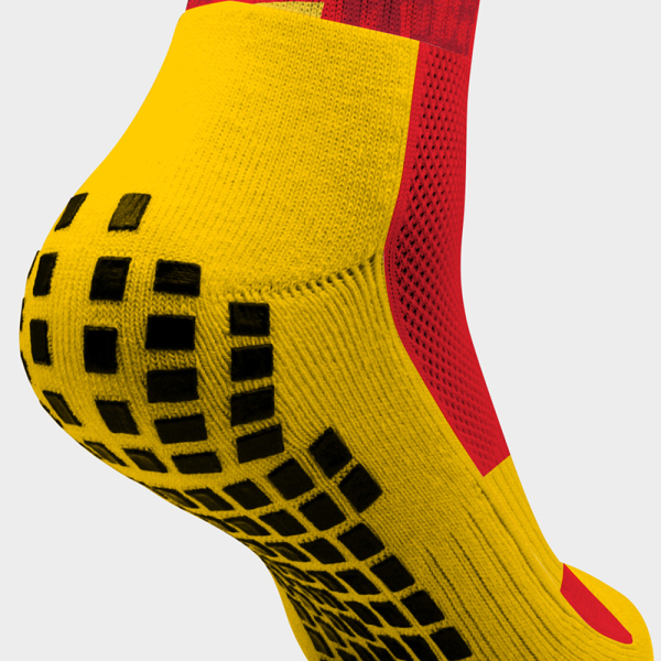 Custom Spain football team grip sock design