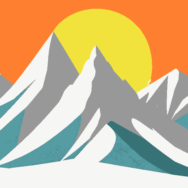 Snowy mountains in the sun 231127-01