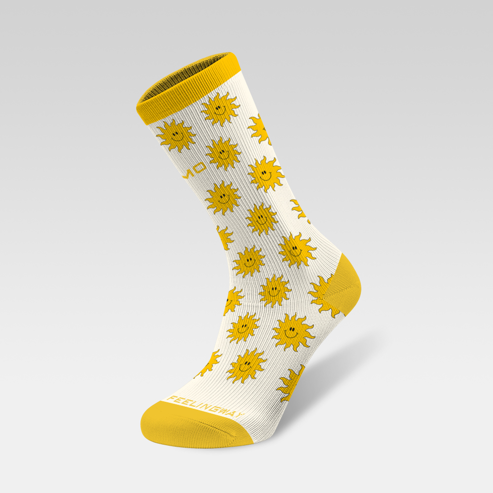 Cute smile golden sun pattern 231225-04