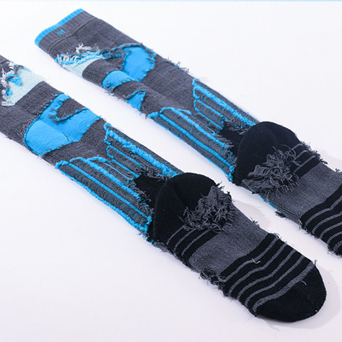 3 Pairs Thick Outdoor Sports Knitted Warm Snow Long Ski Socks Test Sample