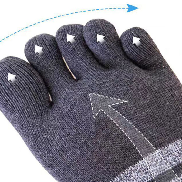 3 Pairs Functional Five Toe Outdoor Marathon Sports Running Socks Test Sample
