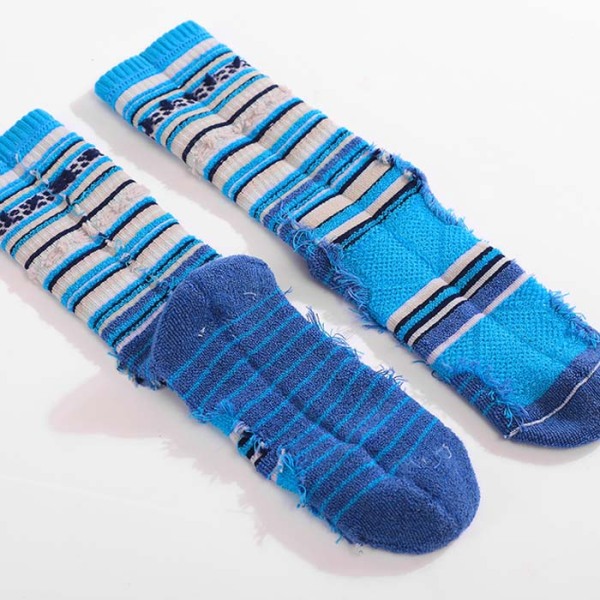 3 Pairs Shock Absorption Vintage Design Merino Wool Basketball Socks Test Sample