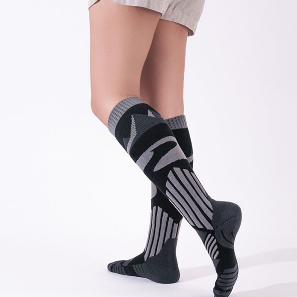 3 Pairs Thick Outdoor Sports Knitted Warm Snow Long Ski Socks Test Sample