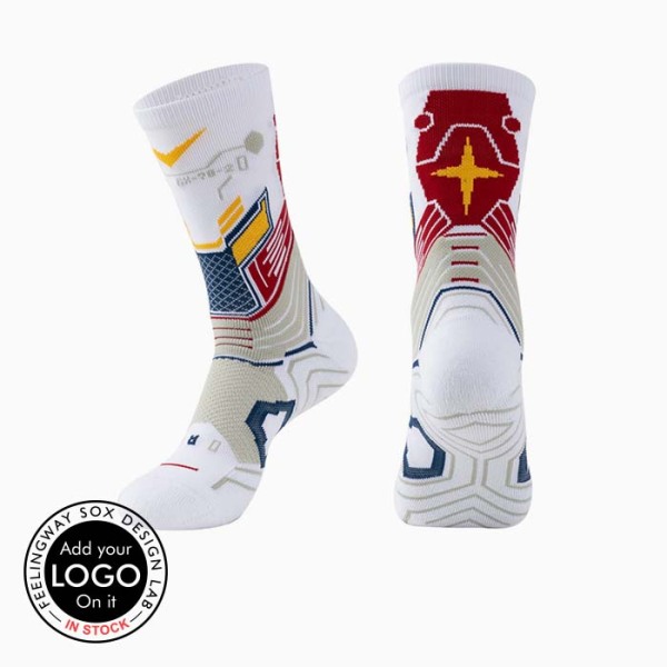 3 Pairs Professional Fitness Sports Breathable NBA Basketball Socks Test Sample