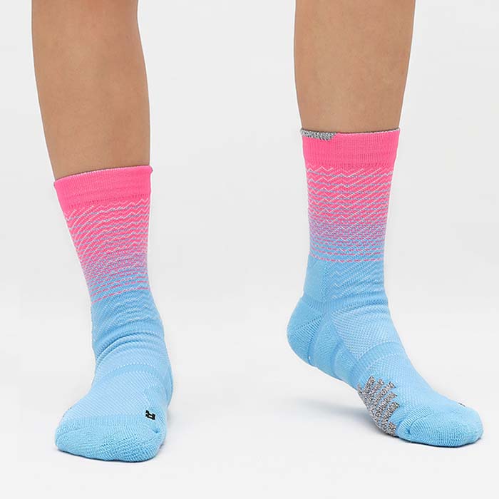 3 Pairs Gradient Sports Elite Athletic Mesh Breathable Basketball Socks Test Sample