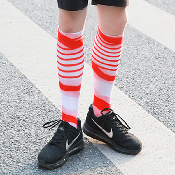 3 Pairs Sports Long Jacquard Anti-slip Compression Socks Test Sample