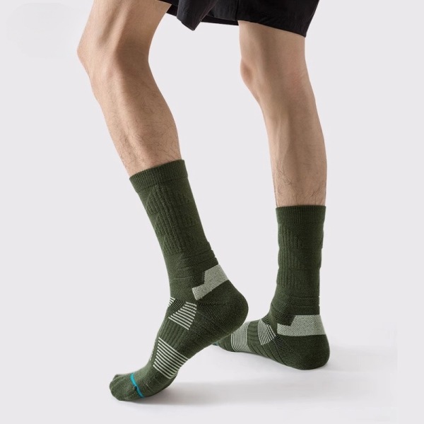 3 Pairs Training Shock Absorption Non-slip Wool Basketball Socks Test Sample
