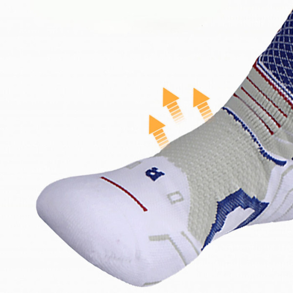 3 Pairs Professional Fitness Sports Breathable NBA Basketball Socks Test Sample