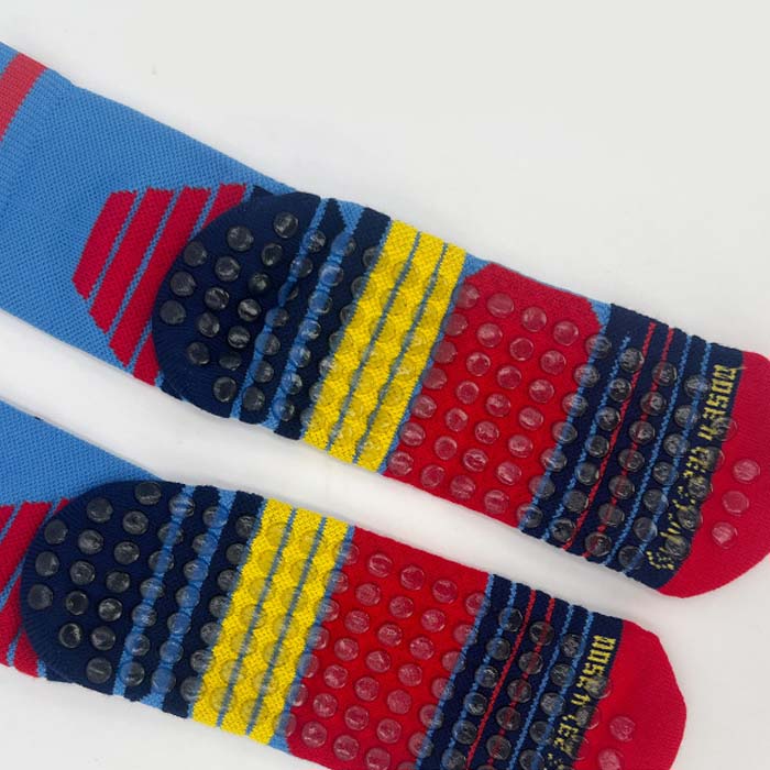 3 Pairs High Elastic Pressure Sports Grip Basketball Socks Test Sample