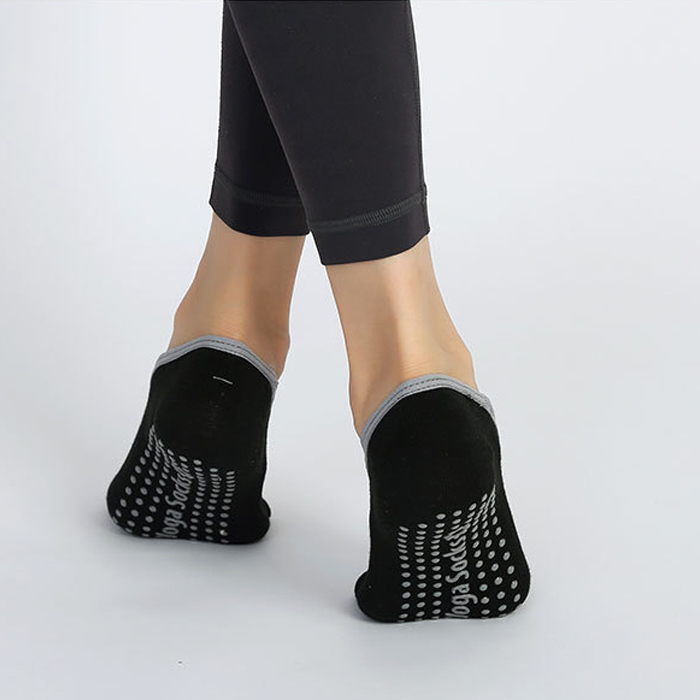 3 Pairs Sweat Absorption Instep Anti-slip Grip Aerobics Yoga Socks Test Sample