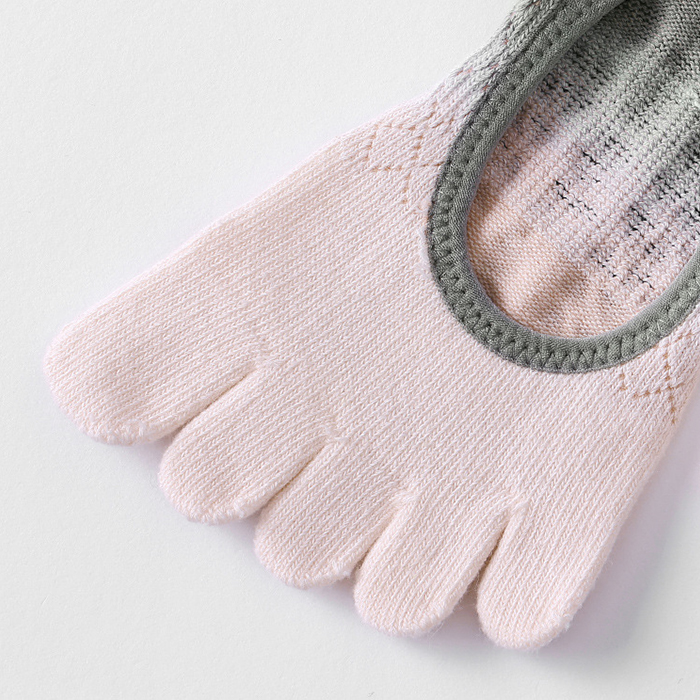 3 Pairs Sports Ankle Instep Anti-slip Grip Five-finger Yoga Socks Test Sample