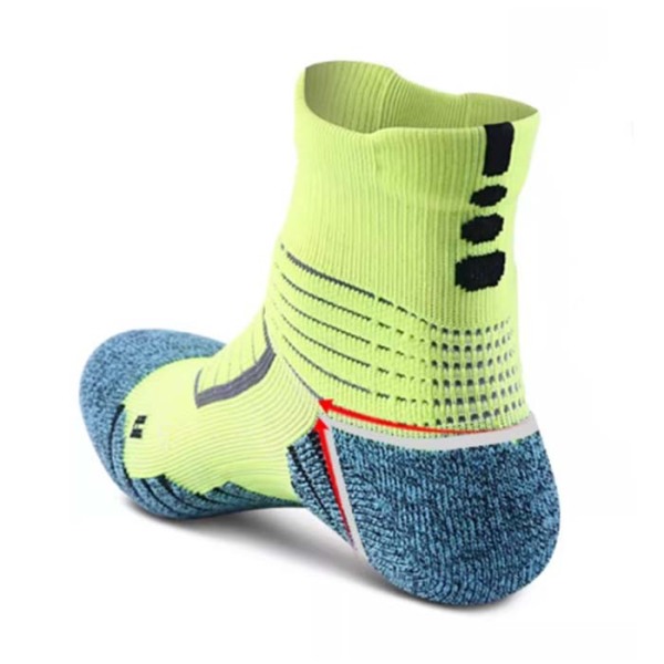 3 Pairs Sports Shock Absorption Non-slip Wear-resistant Basketball Socks Test Sample
