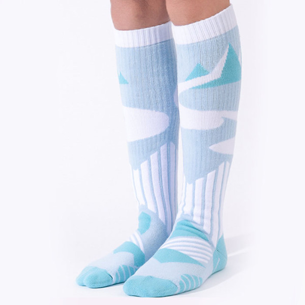 3 Pairs Long Comfort High Elastic Wear Resistance Warm Ski Socks Test Sample